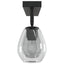 Loftsspot med spotlights Sort 73,5 x 13 x 26 cm Glas og Metal