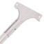 gulvskraber 45x122,5 cm stål og gummi