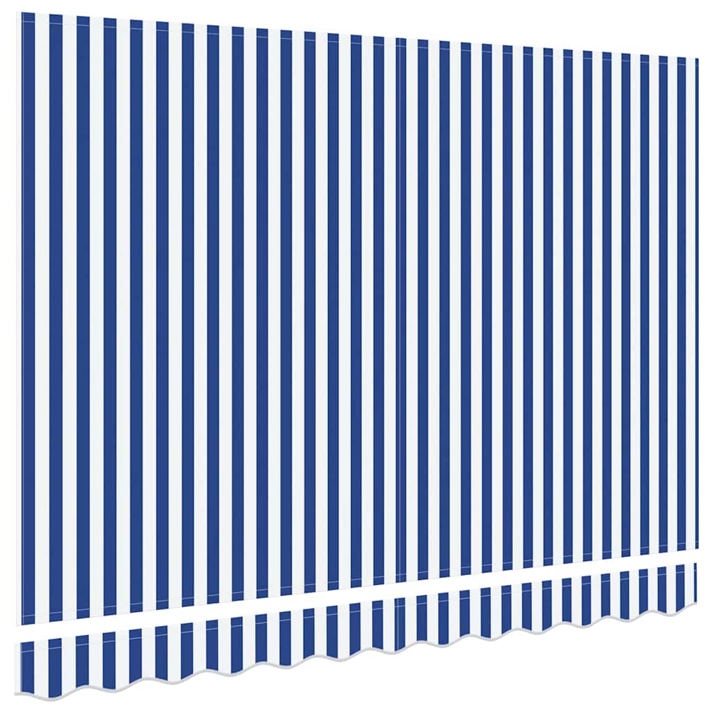 Reservedug til markise Blå og Hvid 3 x 2 m Polyester