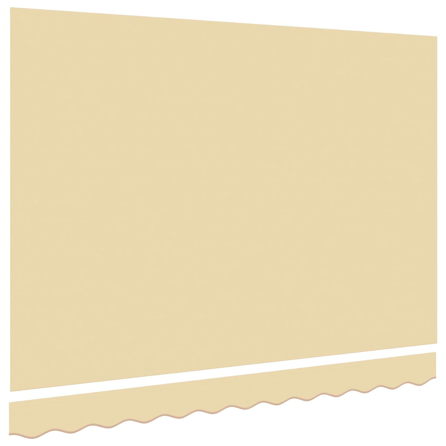 Reservedug til markise Cremefarvet 235 x 195 cm Polyester