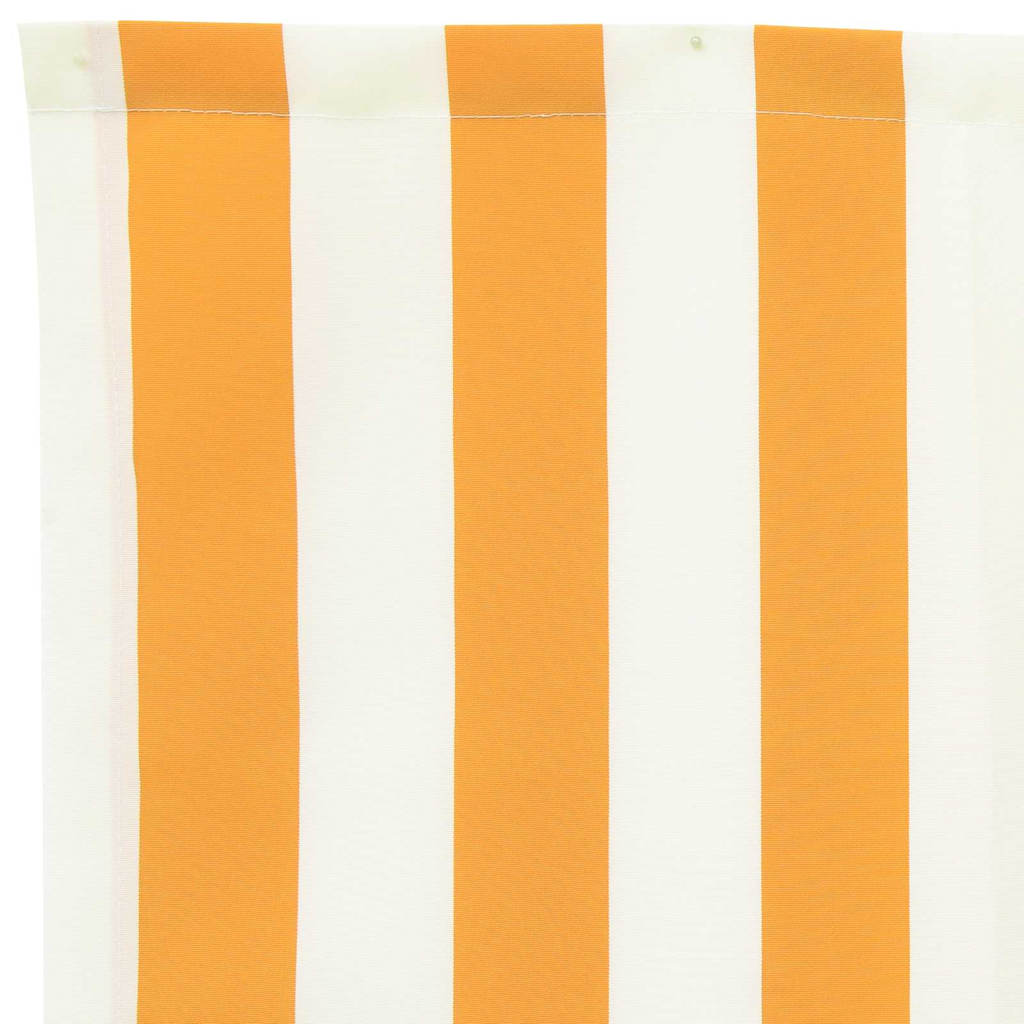 Reservedug til markise Gul og Hvid 2,5 x 2 m Polyester