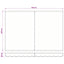 Reservedug til markise Gul og Hvid 280 x 195 cm Polyester