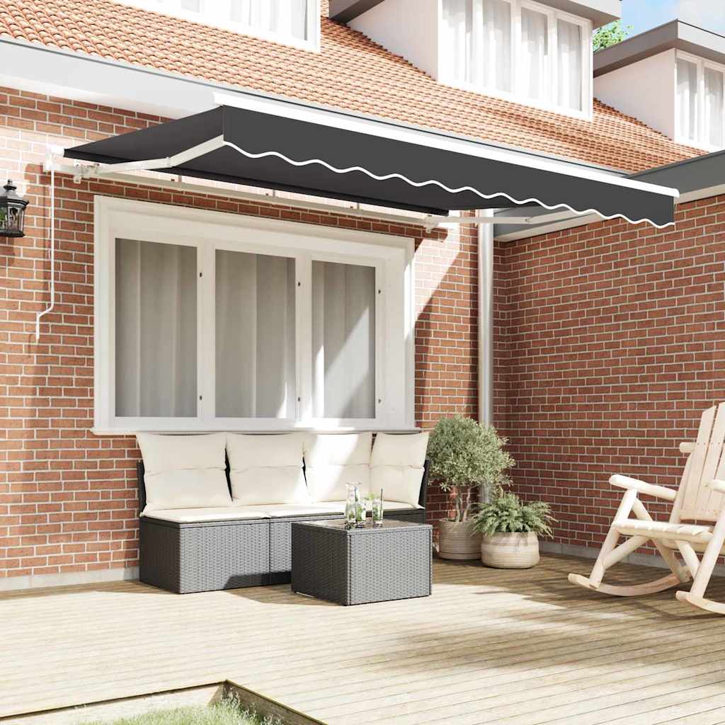 Reservedug til markise Antracit 2,5 x 2 m Polyester