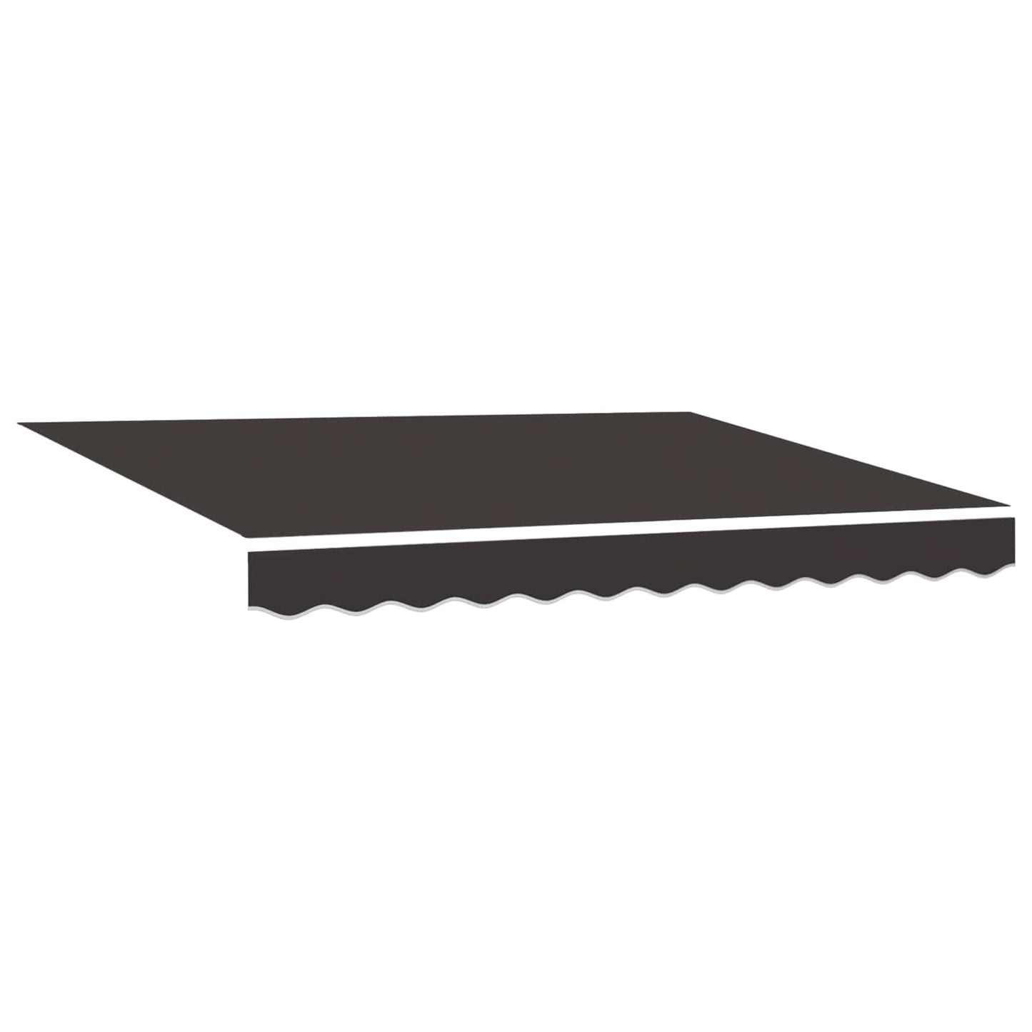 Reservedug til markise Antracit 235 x 195 cm Polyester