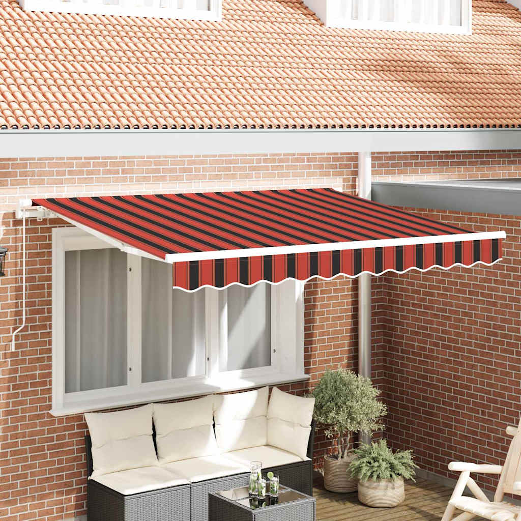 Reservedug til markise Orange og Brun 3 x 2 m Polyester