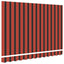 Reservedug til markise Orange og Brun 3,5 x 2 m Polyester