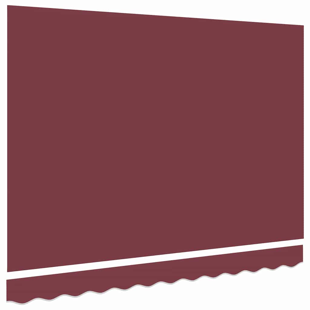 Reservedug til markise Bordeaux Rød 3,5 x 2 m Polyester