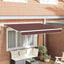 Reservedug til markise Brun 2,5 x 2 m Polyester