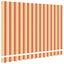 Reservedug til markise Gul og orange 2,5 x 2 m Polyester