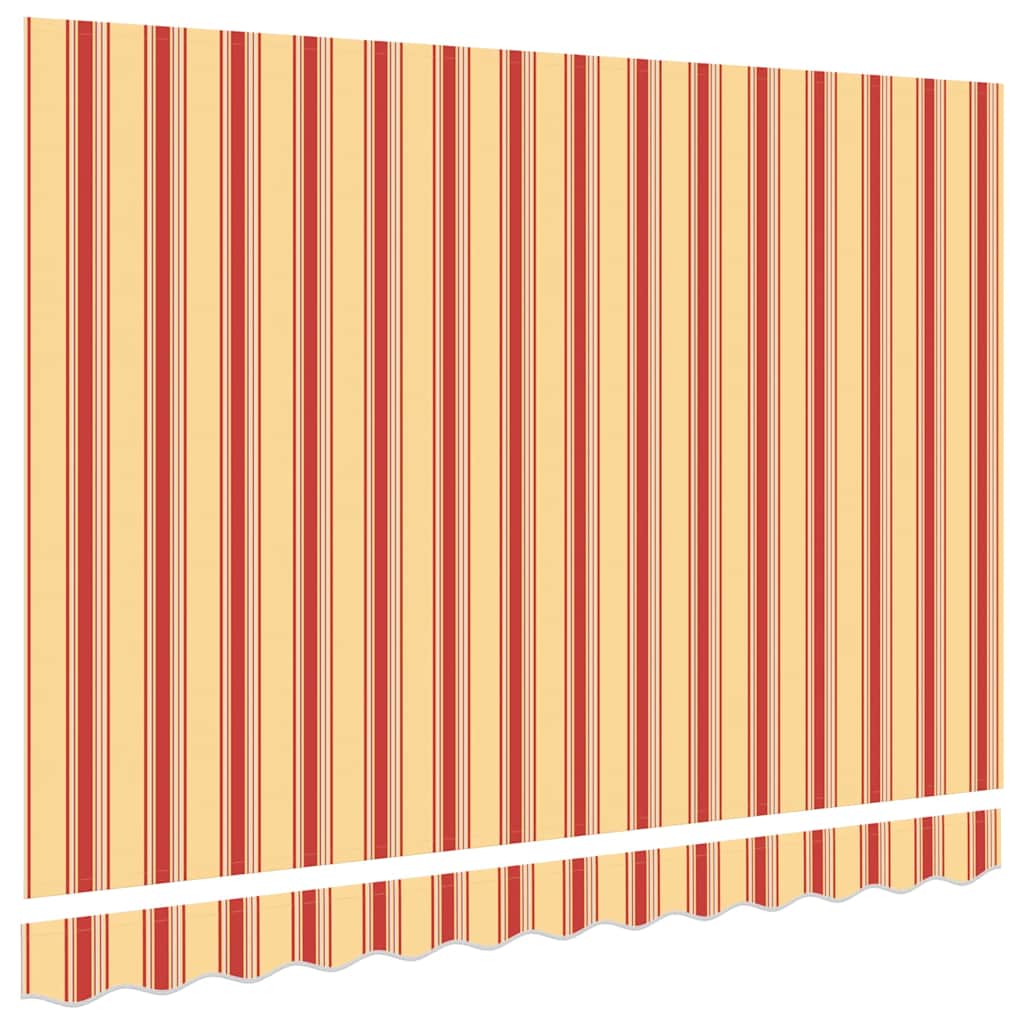 Reservedug til markise Gul og orange 2,5 x 2 m Polyester