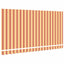 Reservedug til markise Gul og orange 380 x 195 cm Polyester