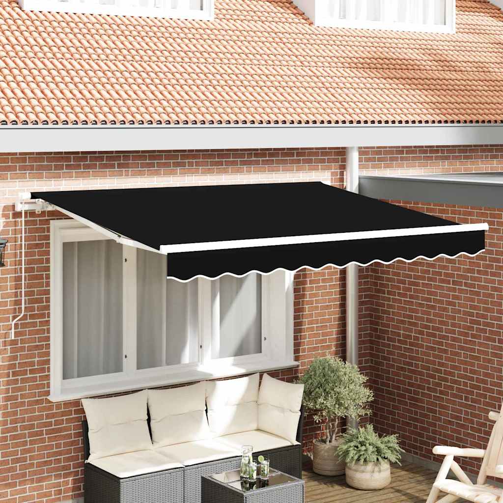 Reservedug til markise Sort 3 x 2,5 m Polyester