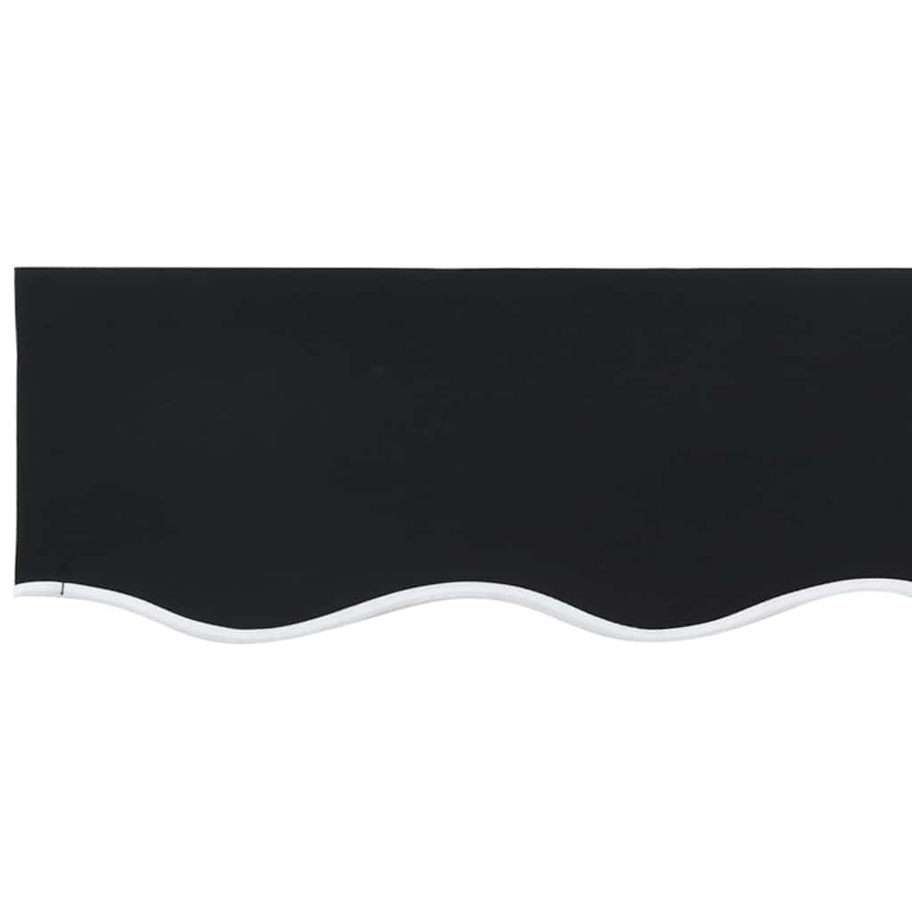 Reservedug til markise Sort 3,5 x 2,5 m Polyester
