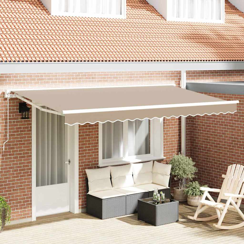 Reservedug til markise Beige 4 x 2 m Polyester