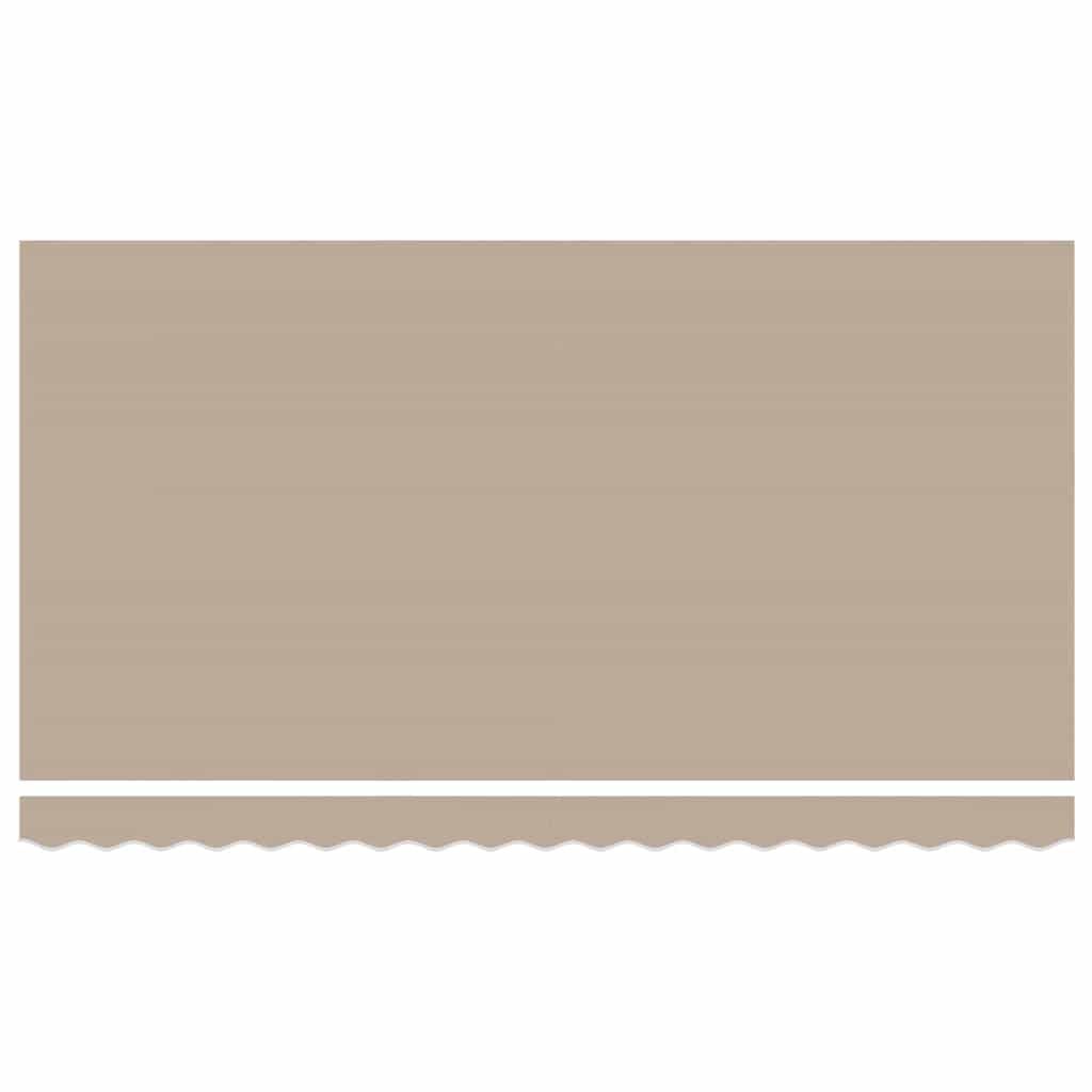 Reservedug til markise Beige 4 x 2 m Polyester