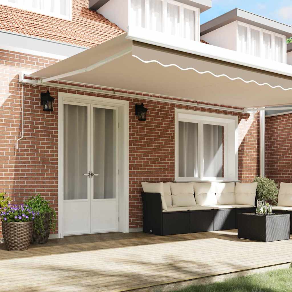 Reservedug til markise Beige 480 x 295 cm Polyester