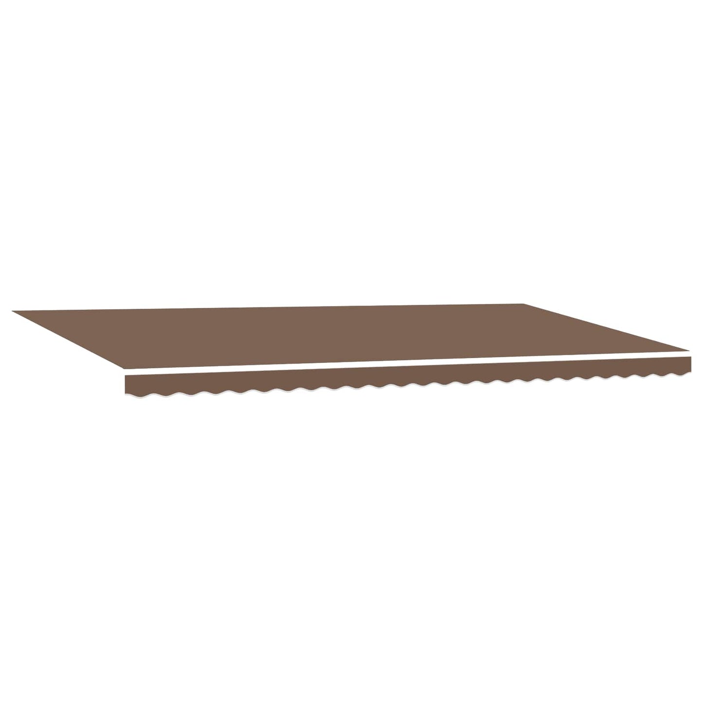 Udskiftningsdug til markise til 6 x 3,5 m Beige Polyester