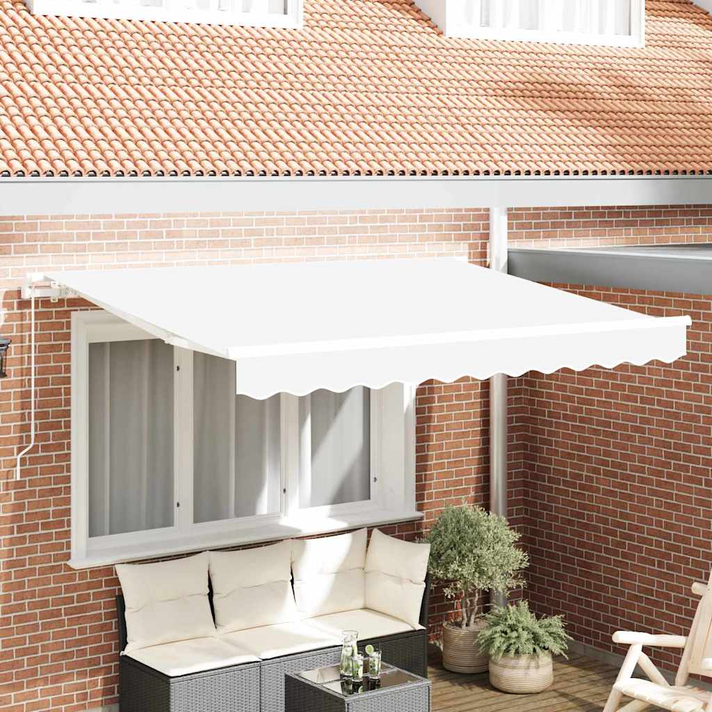 Reservedug til markise Hvid 3,5 x 2,5 m Polyester