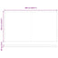 Reservedug til markise Hvid 6 × 3,5 m Polyester