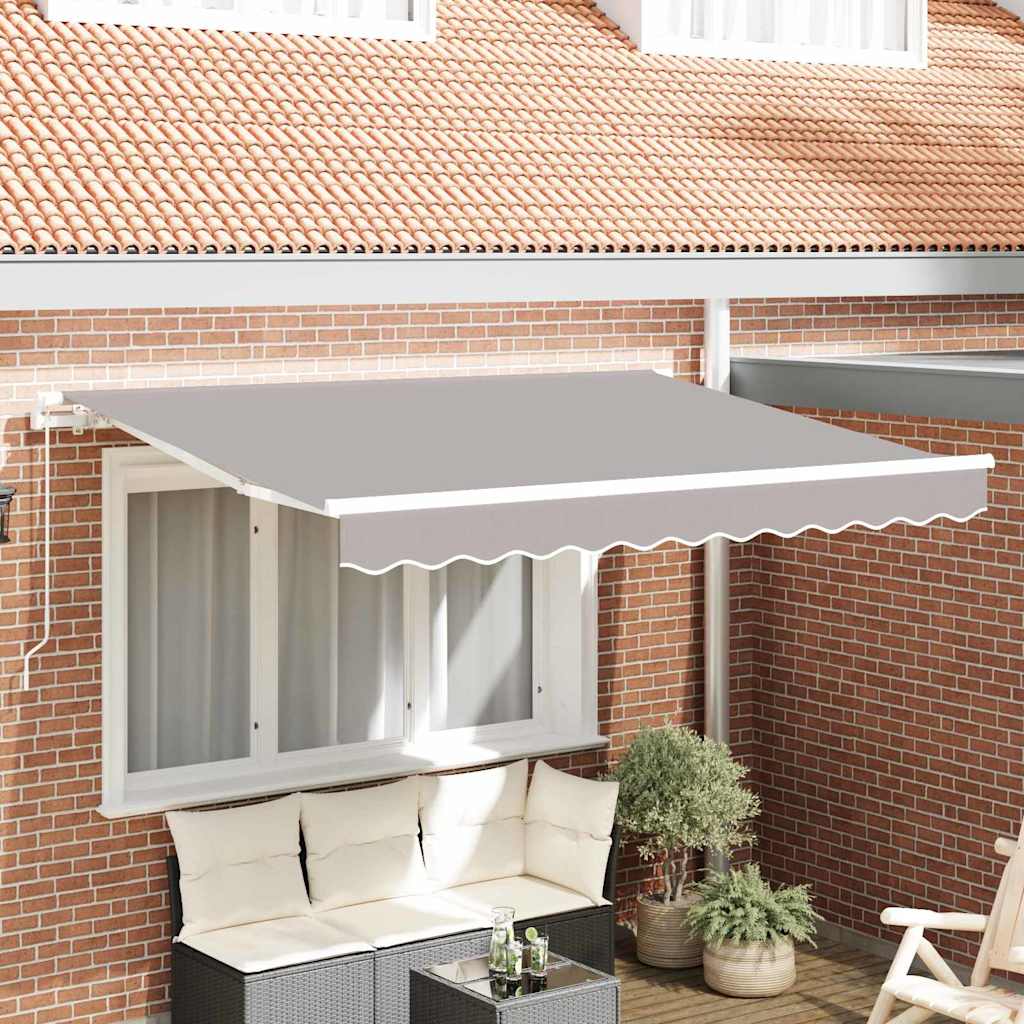Reservedug til markise Lysegrå 235 x 195 cm Polyester