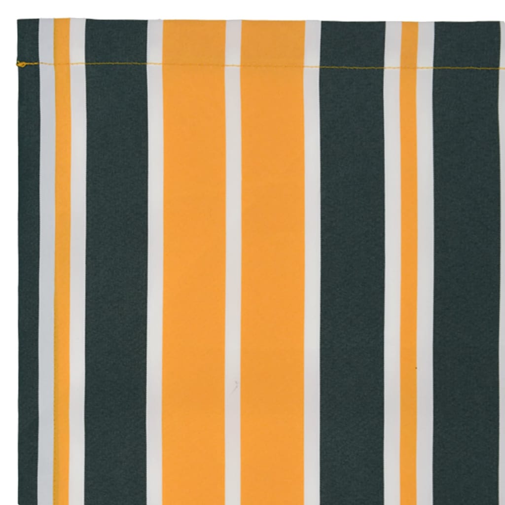 Reservedug til markise Grøn og Gul 380 x 345 cm Polyester