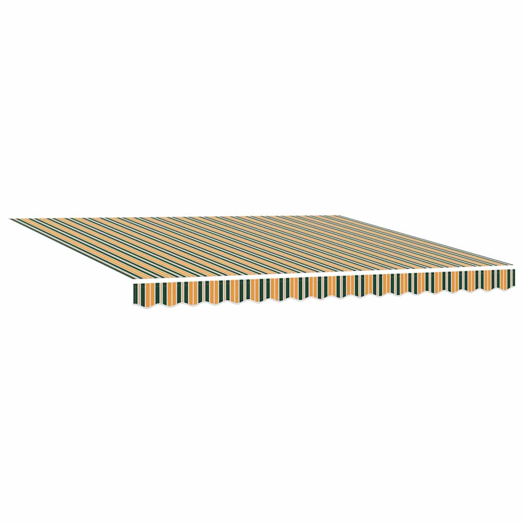Reservedug til markise Grøn og Gul 380 x 345 cm Polyester