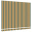 Reservedug til markise Grøn og Gul 380 x 345 cm Polyester