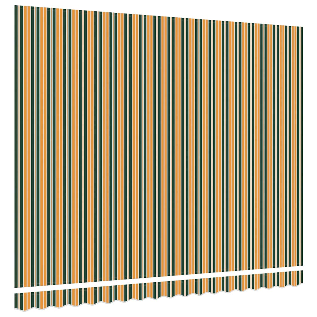 Reservedug til markise Grøn og Gul 380 x 345 cm Polyester