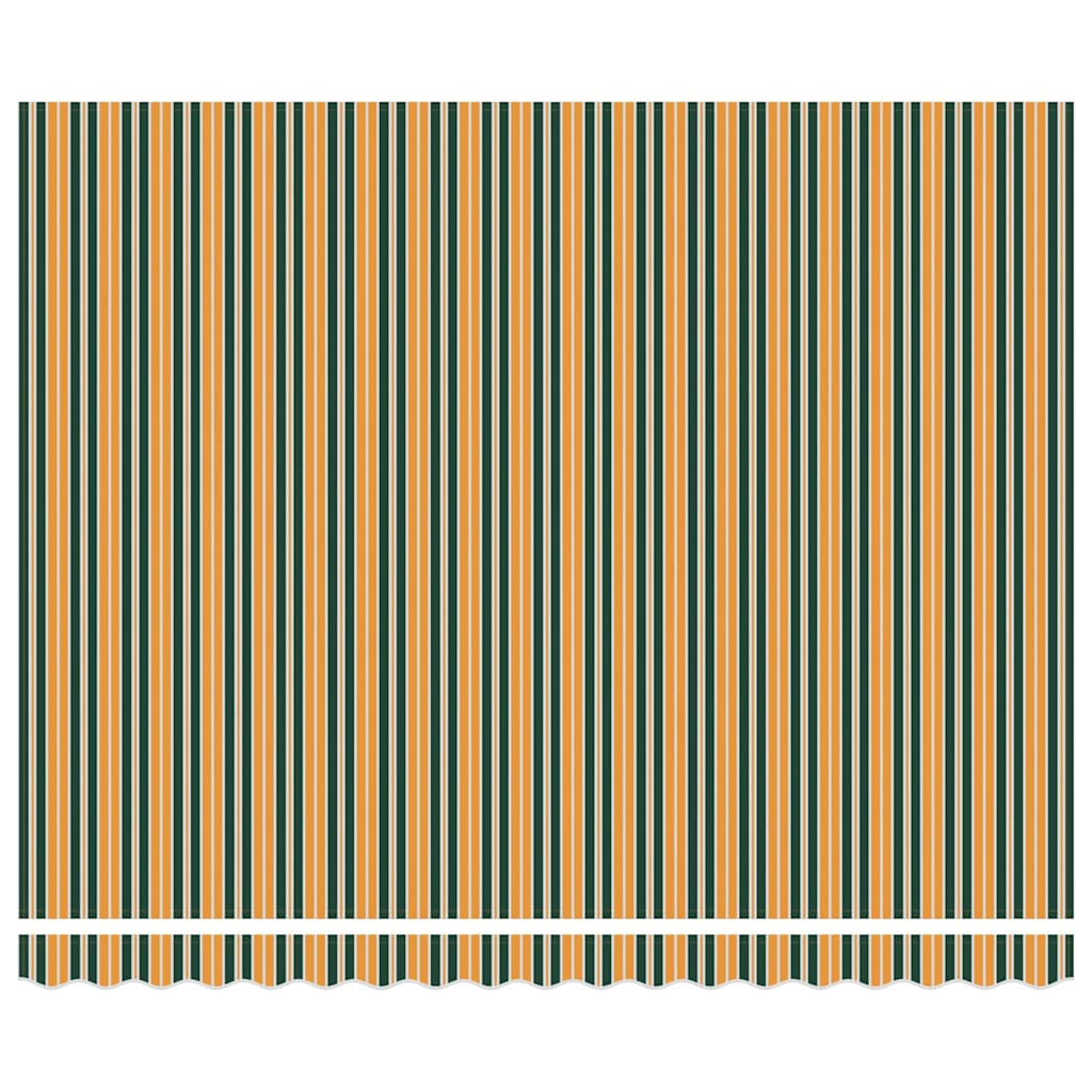 Reservedug til markise Grøn og Gul 380 x 345 cm Polyester