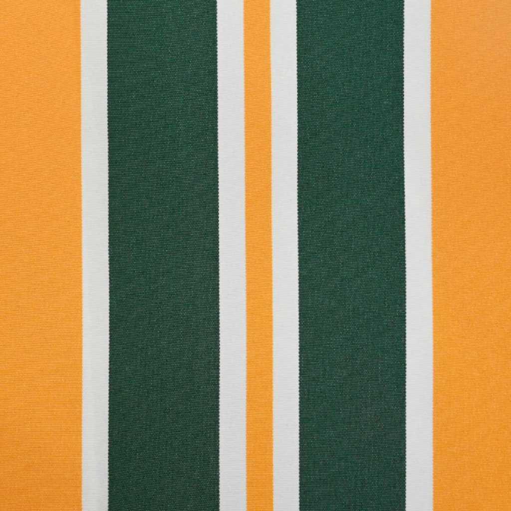 Reservedug til markise Grøn og Gul 380 x 345 cm Polyester