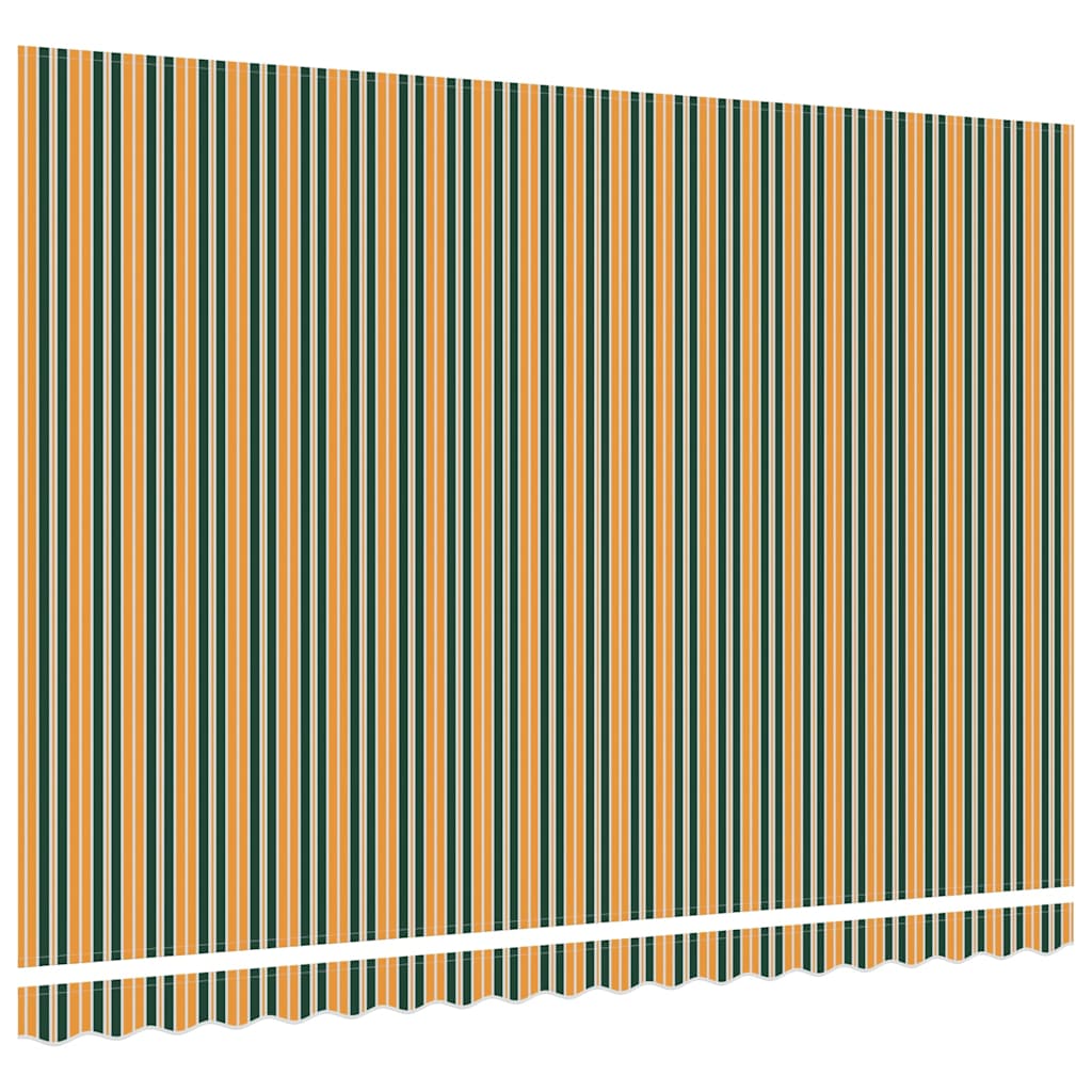 Reservedug til markise Grøn og gul 4,5 × 3,5 m Polyester