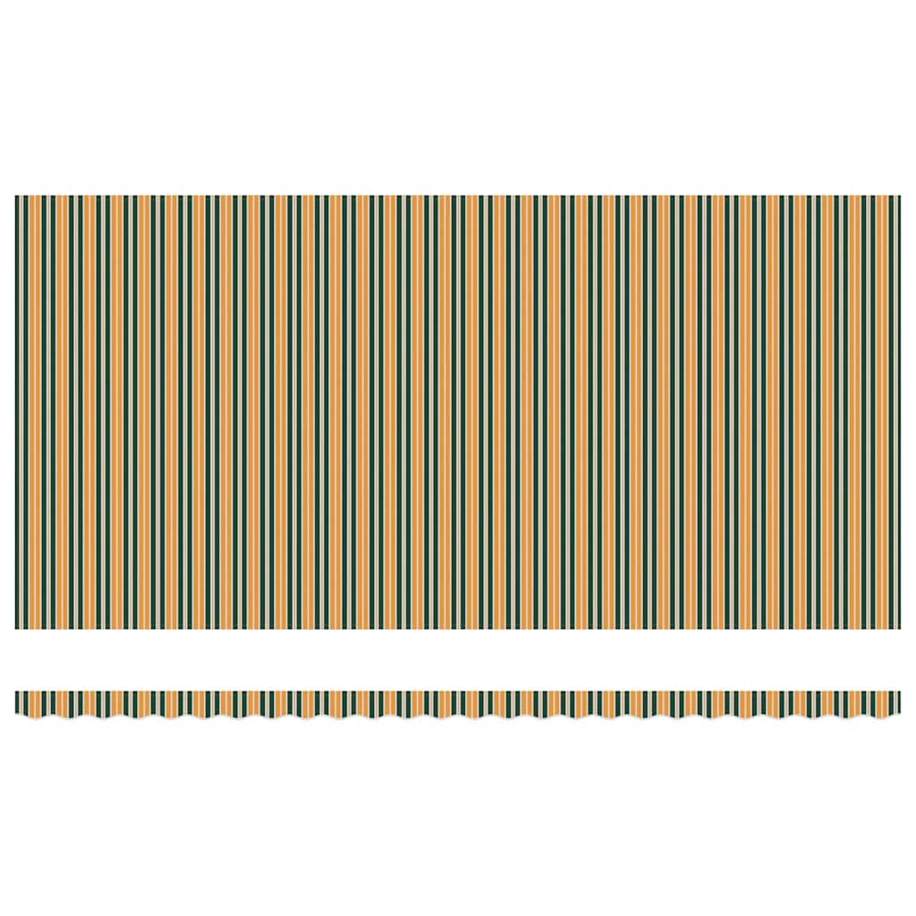 Reservedug til markise Grøn og gul 6 x 3 m Polyester
