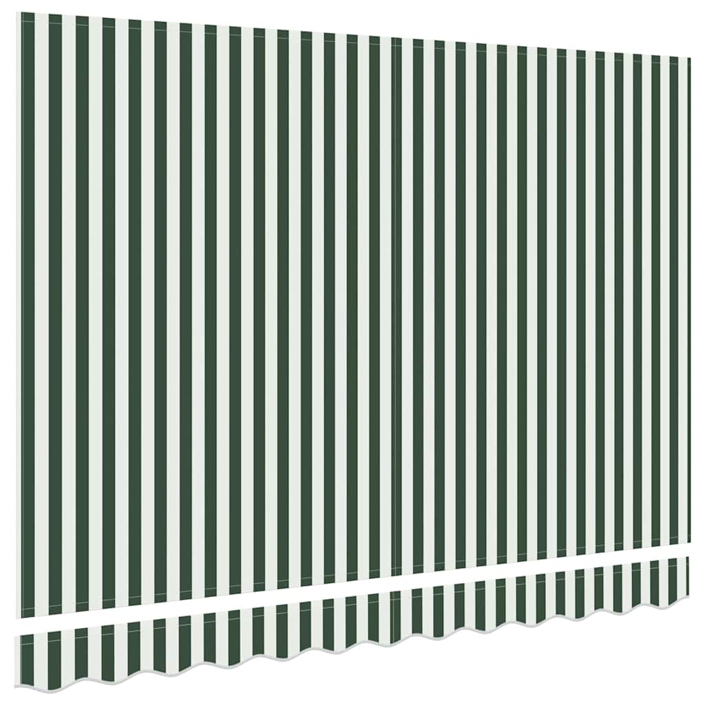 Reservedug til markise Grøn og Hvid 3,5 x 2 m Polyester