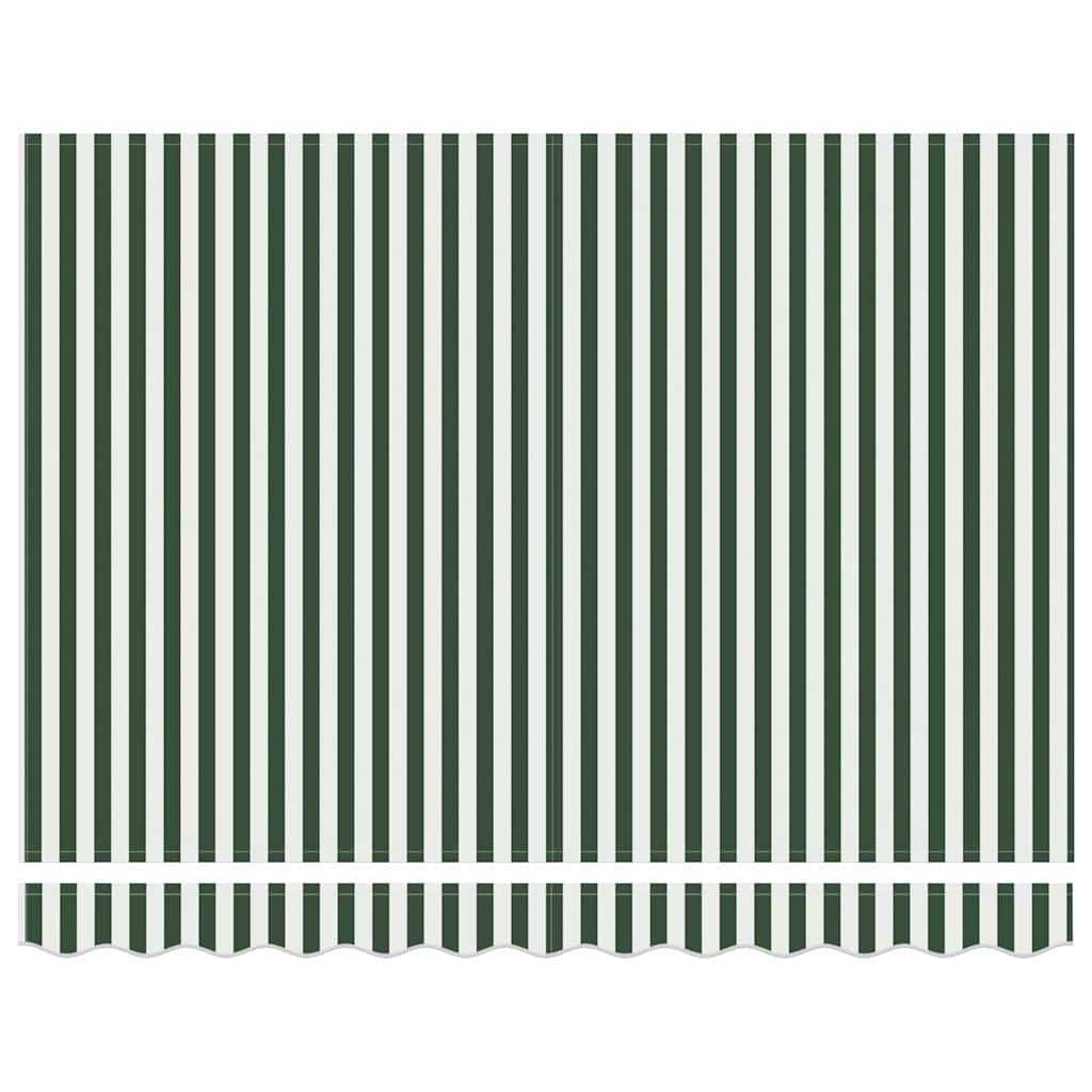 Reservedug til markise Grøn og Hvid 3 x 2,5 m Polyester