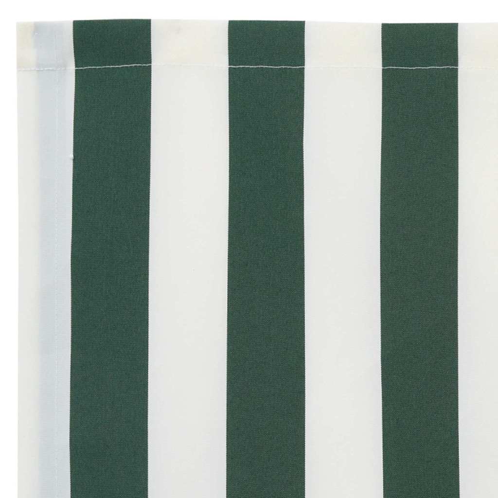 Reservedug til markise Grøn og Hvid 4 × 3 m Polyester