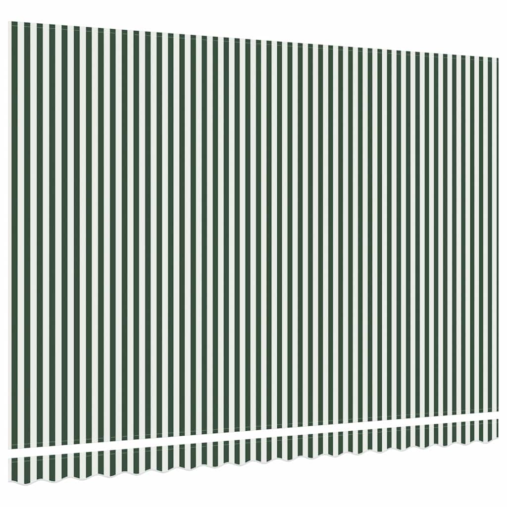 Reservedug til markise Grøn og Hvid 430 x 345 cm Polyester