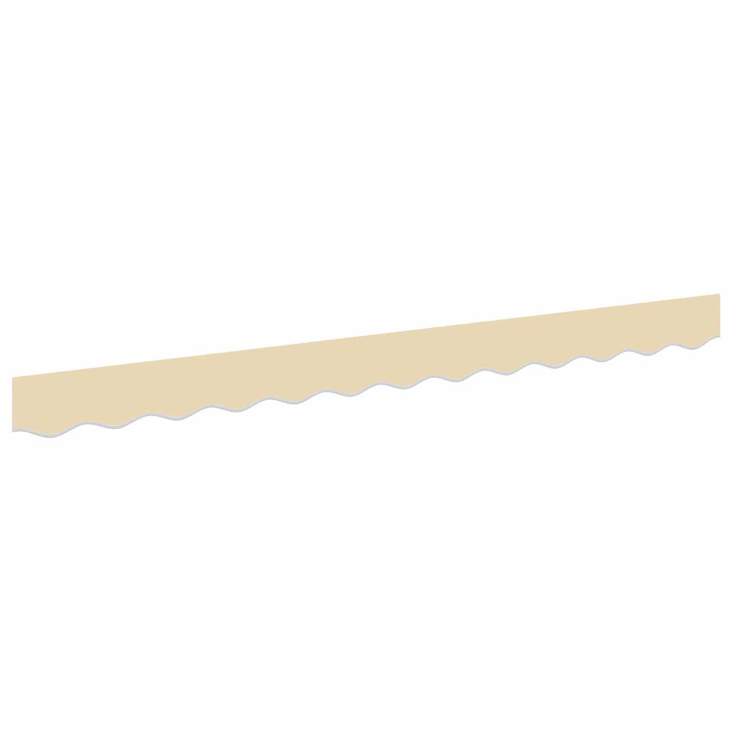 Markise kappa erstatning Creme Stribet 230 x 20 cm Polyester