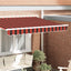 Markise kappa erstatning Orange / Sort / Gul 3 m Polyester