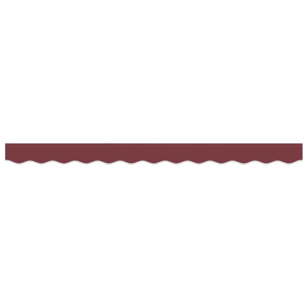Markise kappa erstatning Bordeaux-stribet 2,5 m Polyester