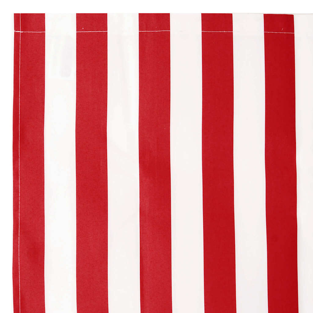 Markise kappa erstatning Rød og Hvid 2,5 m Polyester