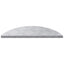 Trappe Tread Halvmåne 5 pcs Sølv 60 x 18 x 2,5 cm Aluminium