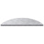 Trappe Tread Halvmåne 15 pcs Sølv 60 x 18 x 2,5 cm Aluminium