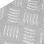 Trappe Tread Rektangulær 10 pcs Sølv 60 x 18 x 2,5 cm Aluminium
