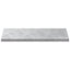 Trappe Tread Rektangulær 10 pcs Sølv 60 x 18 x 2,5 cm Aluminium