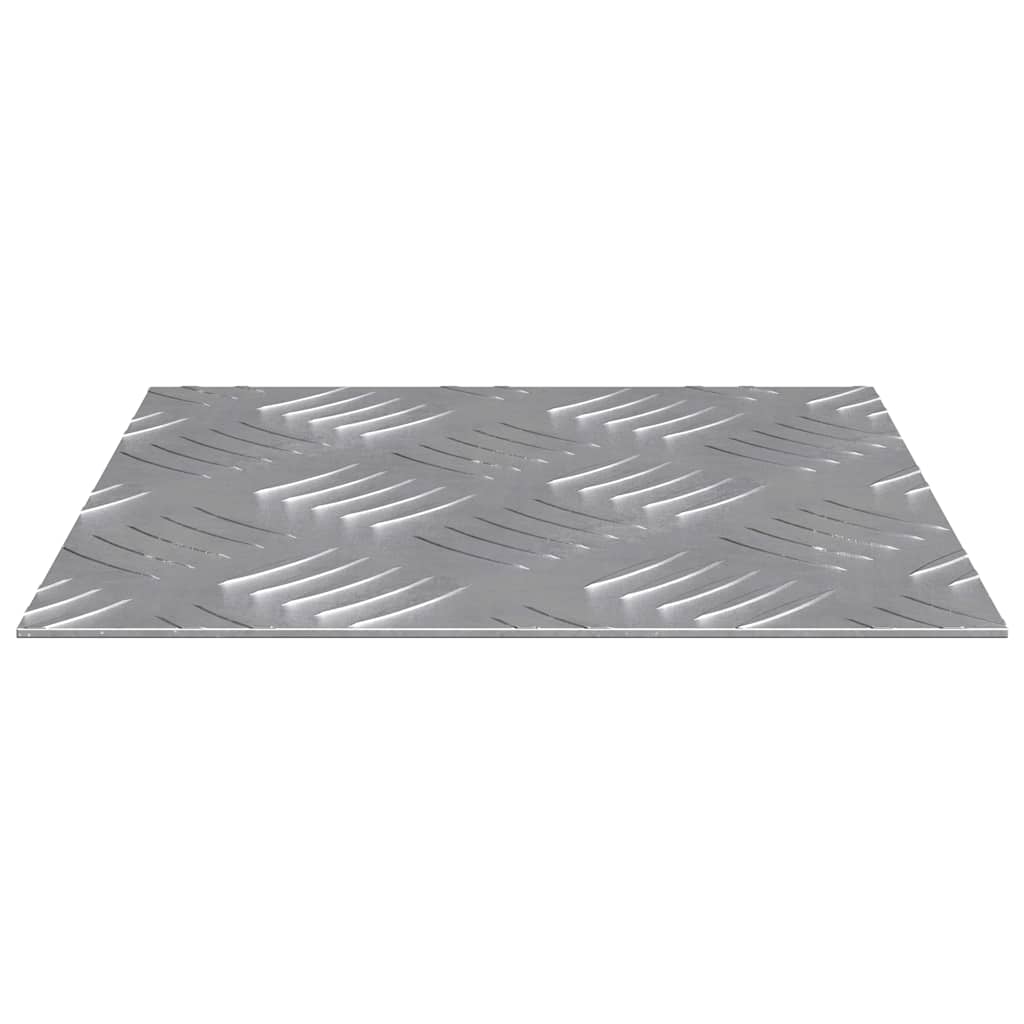 Trappe Tread Firkantet 2 pcs Sølv 20 x 20 cm Aluminium