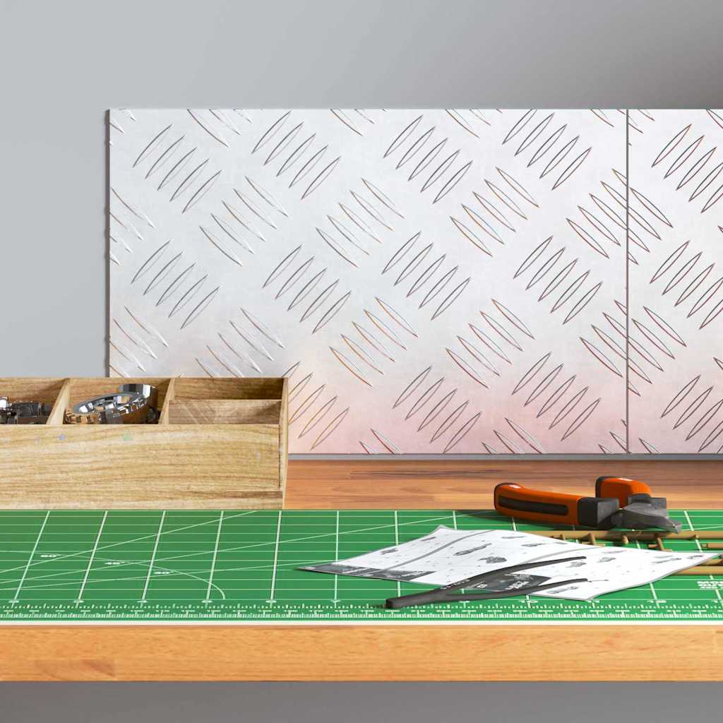 Trappe Tread Rektangulær 2 pcs Sølv 30 x 20 cm Aluminium