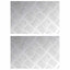 Trappe Tread Rektangulær 2 pcs Sølv 30 x 20 cm Aluminium