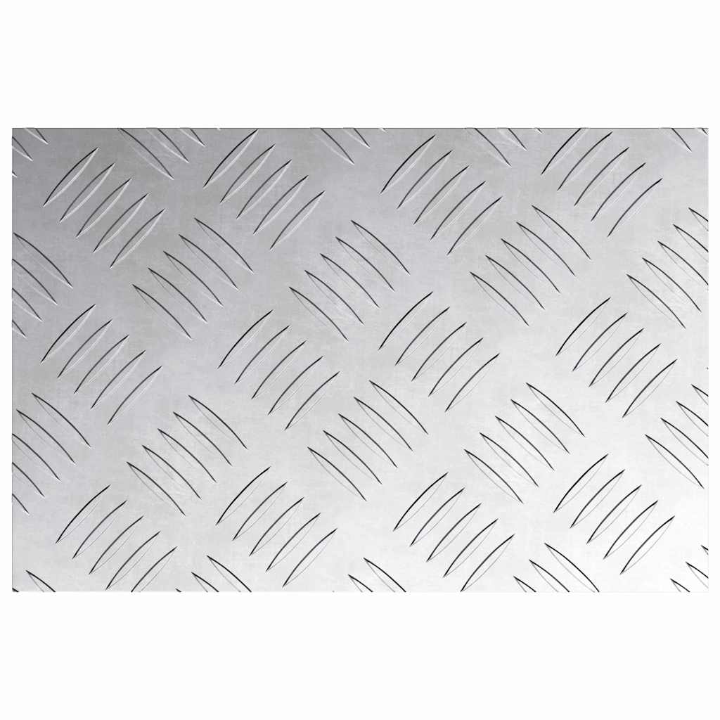 Trappe Tread Rektangulær 4 pcs Sølv 30 x 20 cm Aluminium