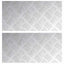 Trappe Tread Rektangulær 2 pcs Sølv 40 x 20 cm Aluminium