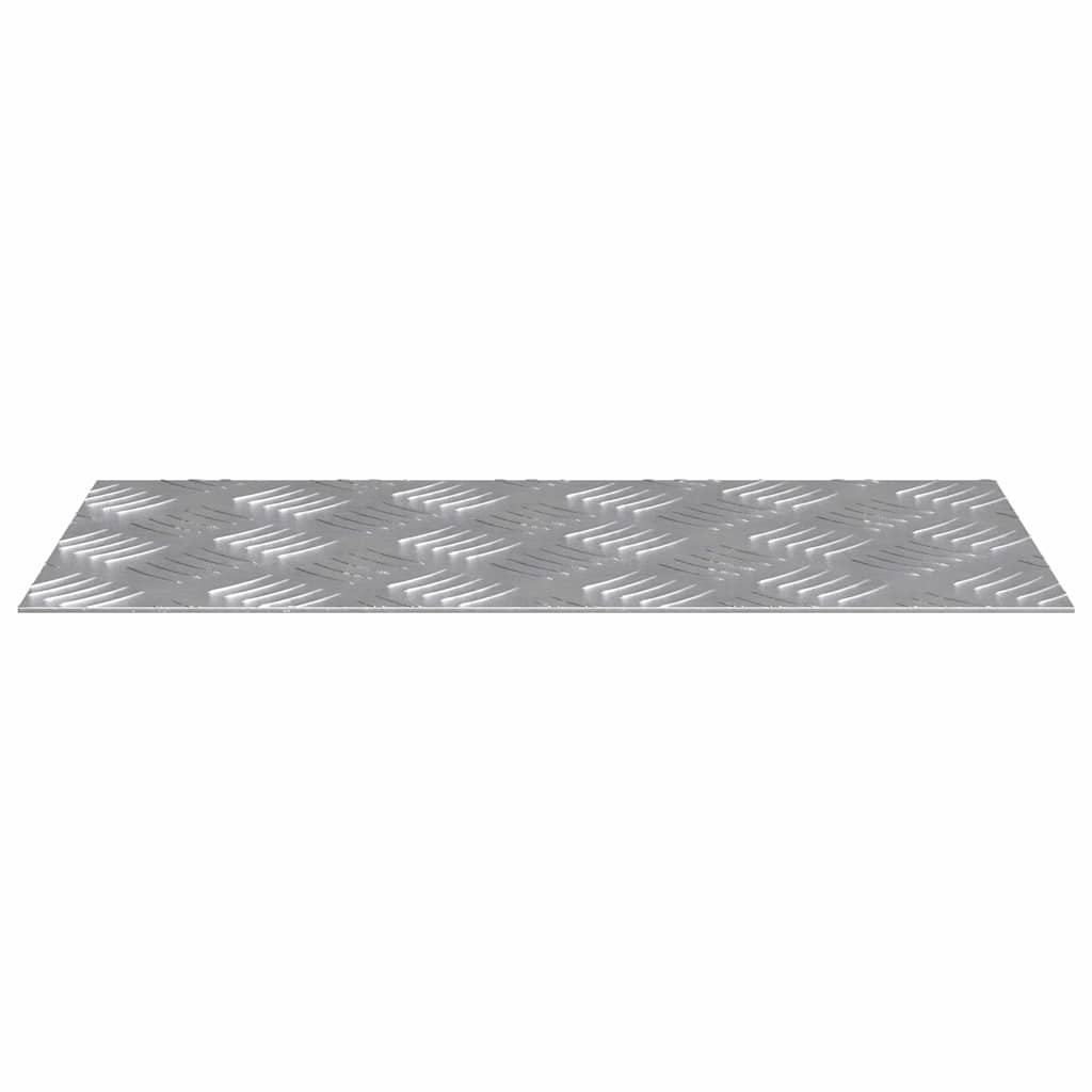 Trappe Tread Rektangulær 2 pcs Sølv 40 x 20 cm Aluminium